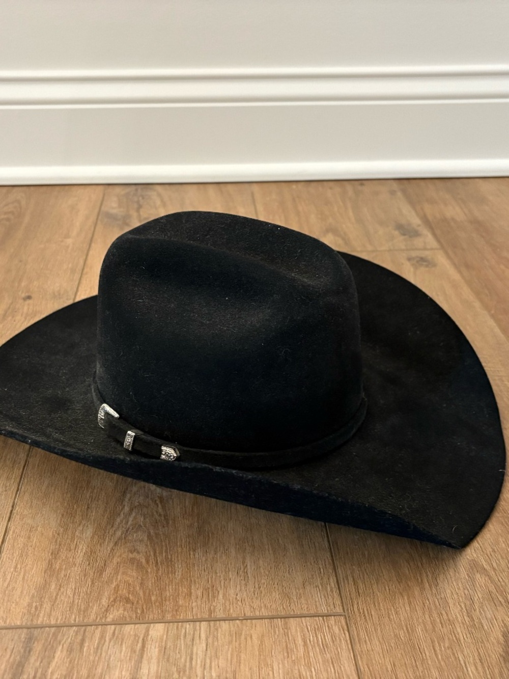 Serratelli Hat Company 2X Rod's Western Palace Black Cowboy Felt Hat